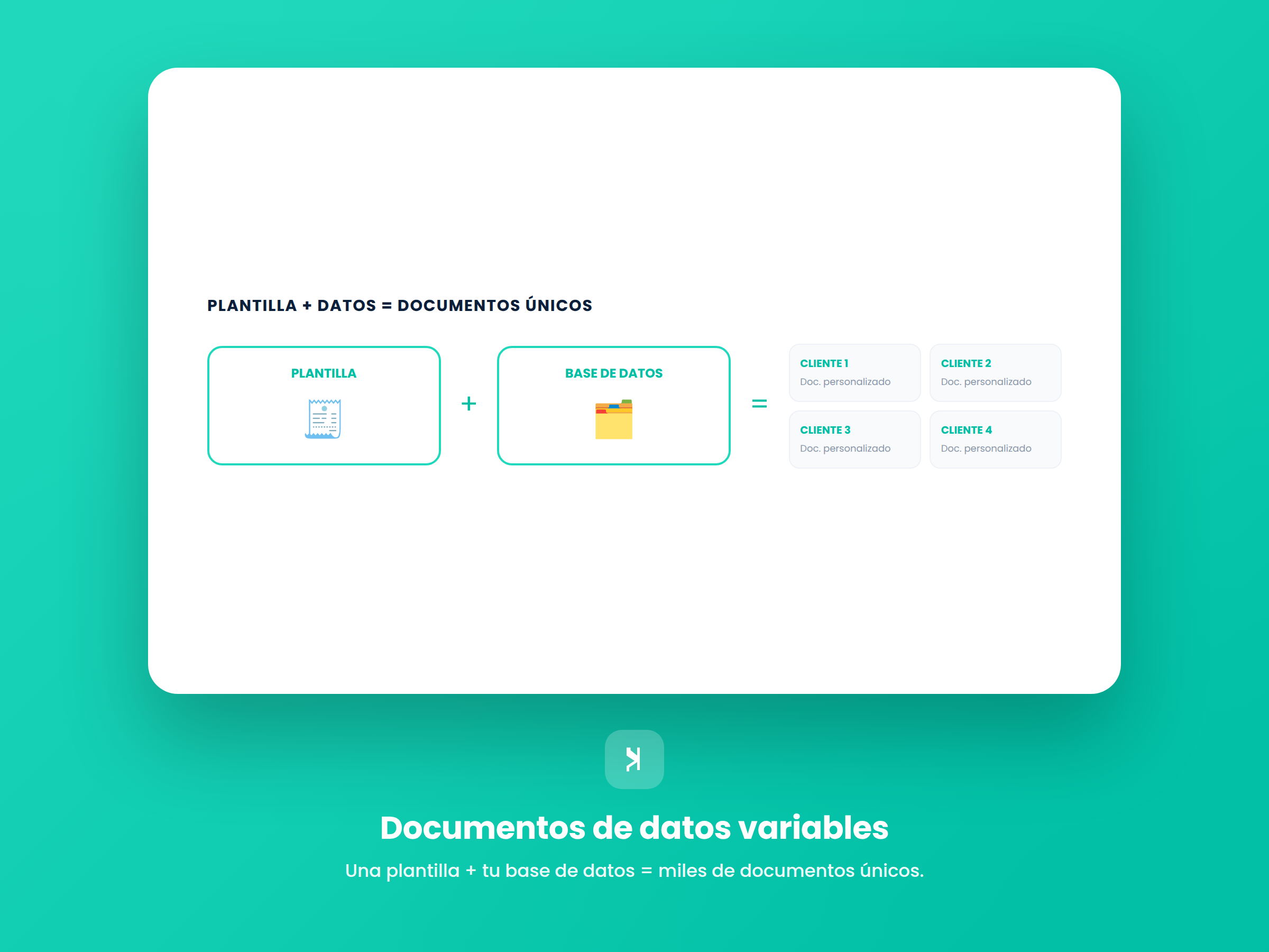 Documentos de datos variables