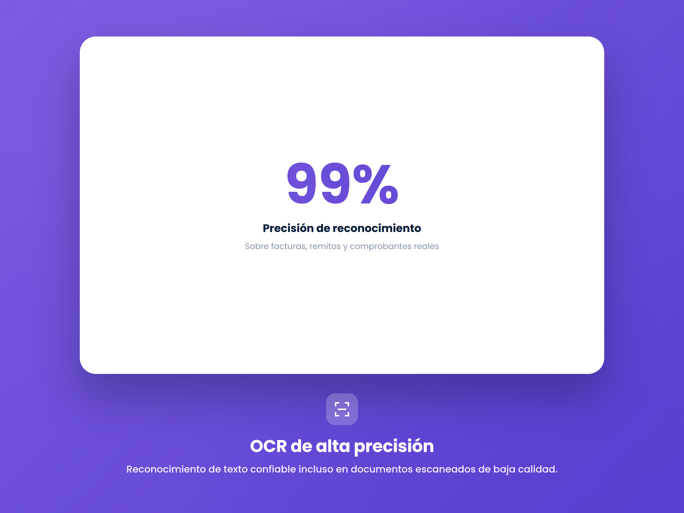 OCR de alta precisión